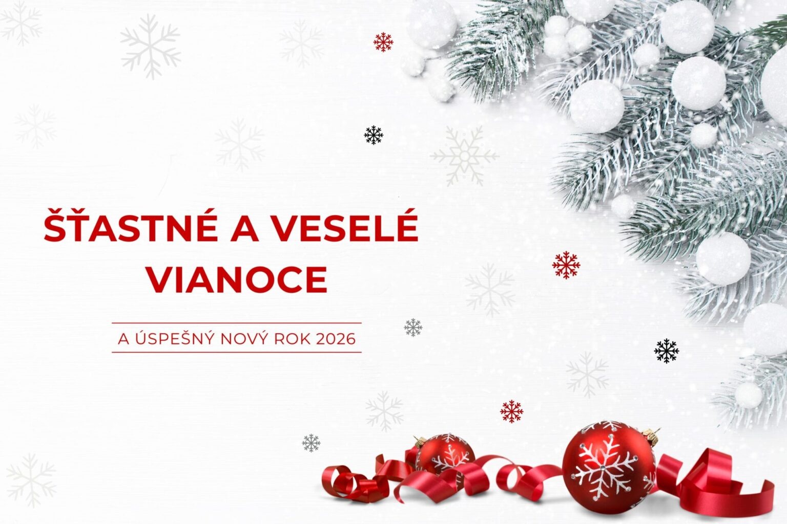 Veselé Vianoce a šťastný Nový rok 2026 - Obrázok 1
