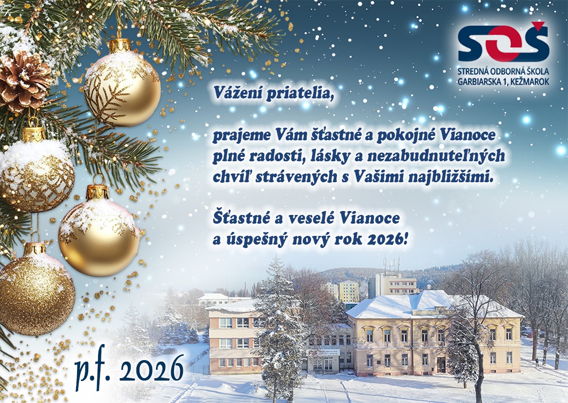 školský vianočný pozdrav 2025
