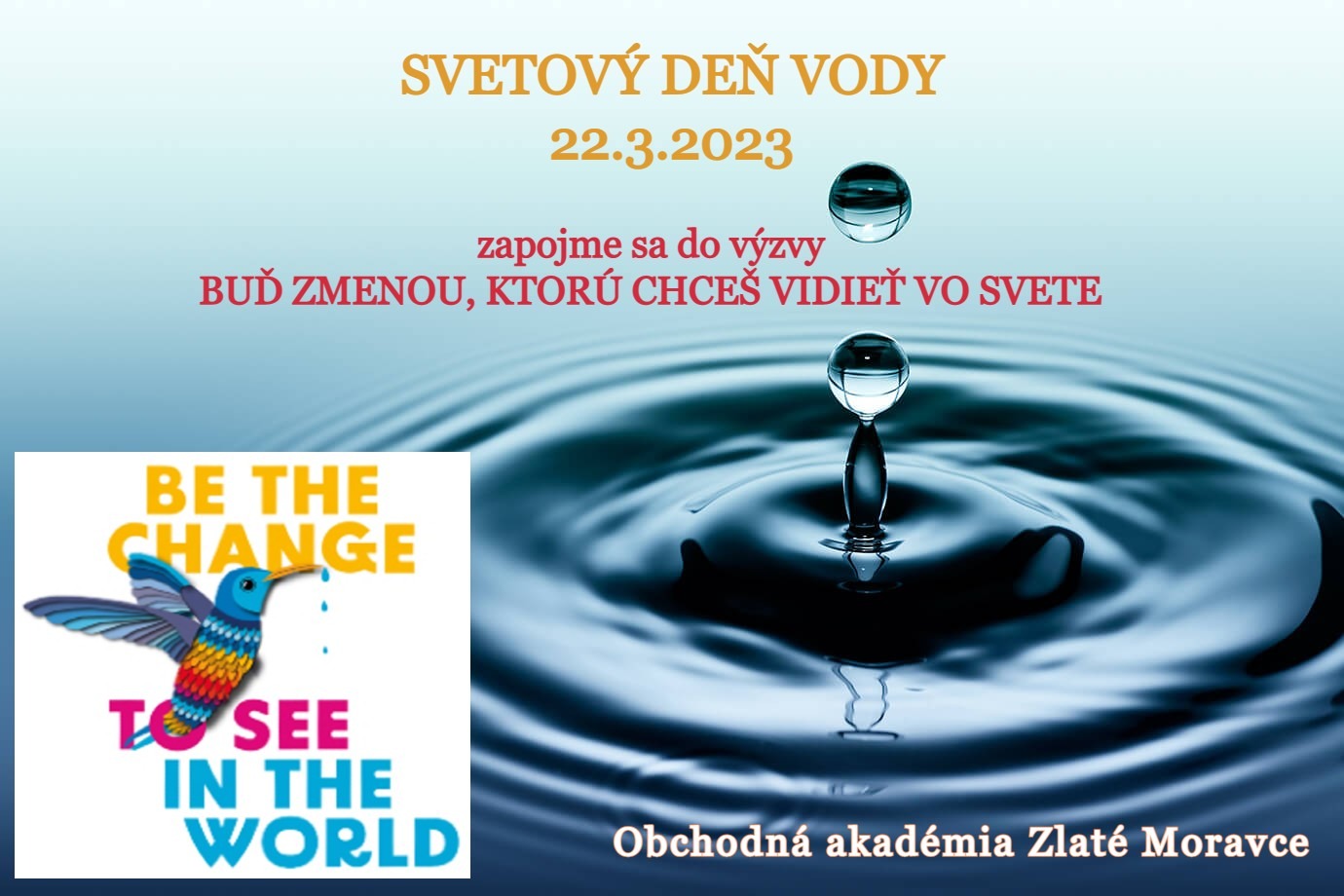 Svetový deň vody - Obrázok 1