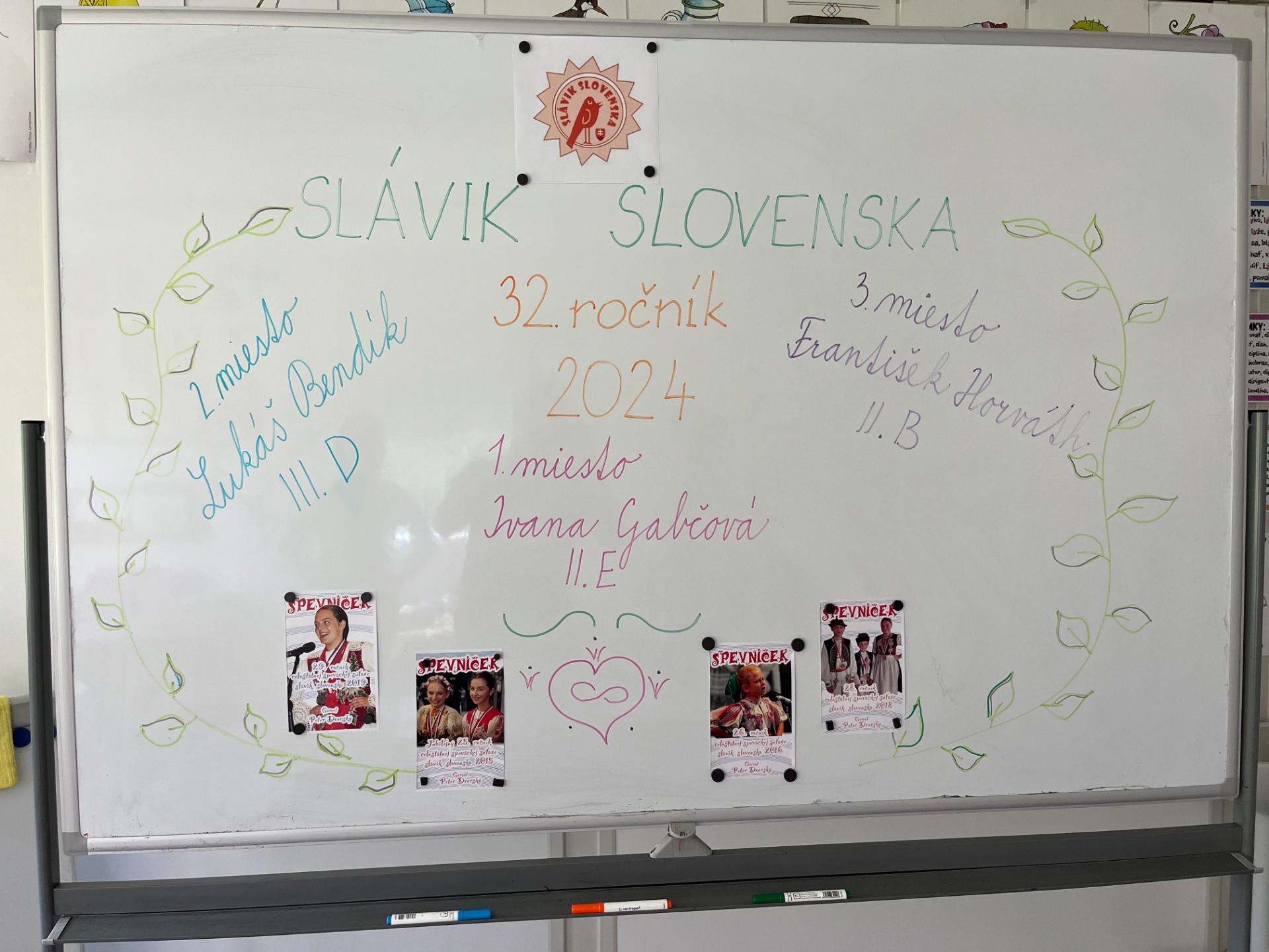 Školské kolo v speváckej súťaži "SLÁVIK SLOVENSKA 2024" - Obrázok 1