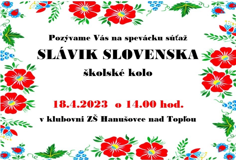 Slávik Slovenska - Obrázok 1