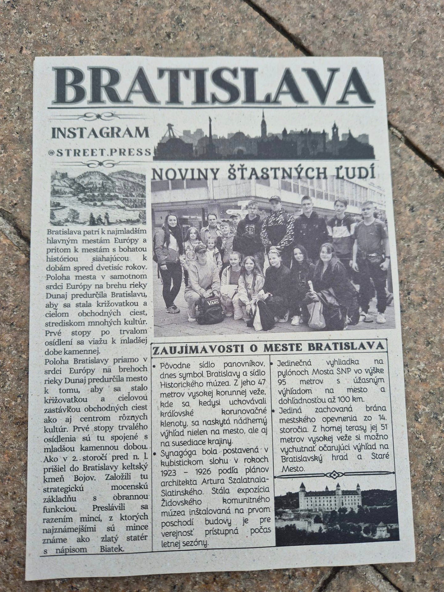 Exkurzia Bratislava - Obrázok 1