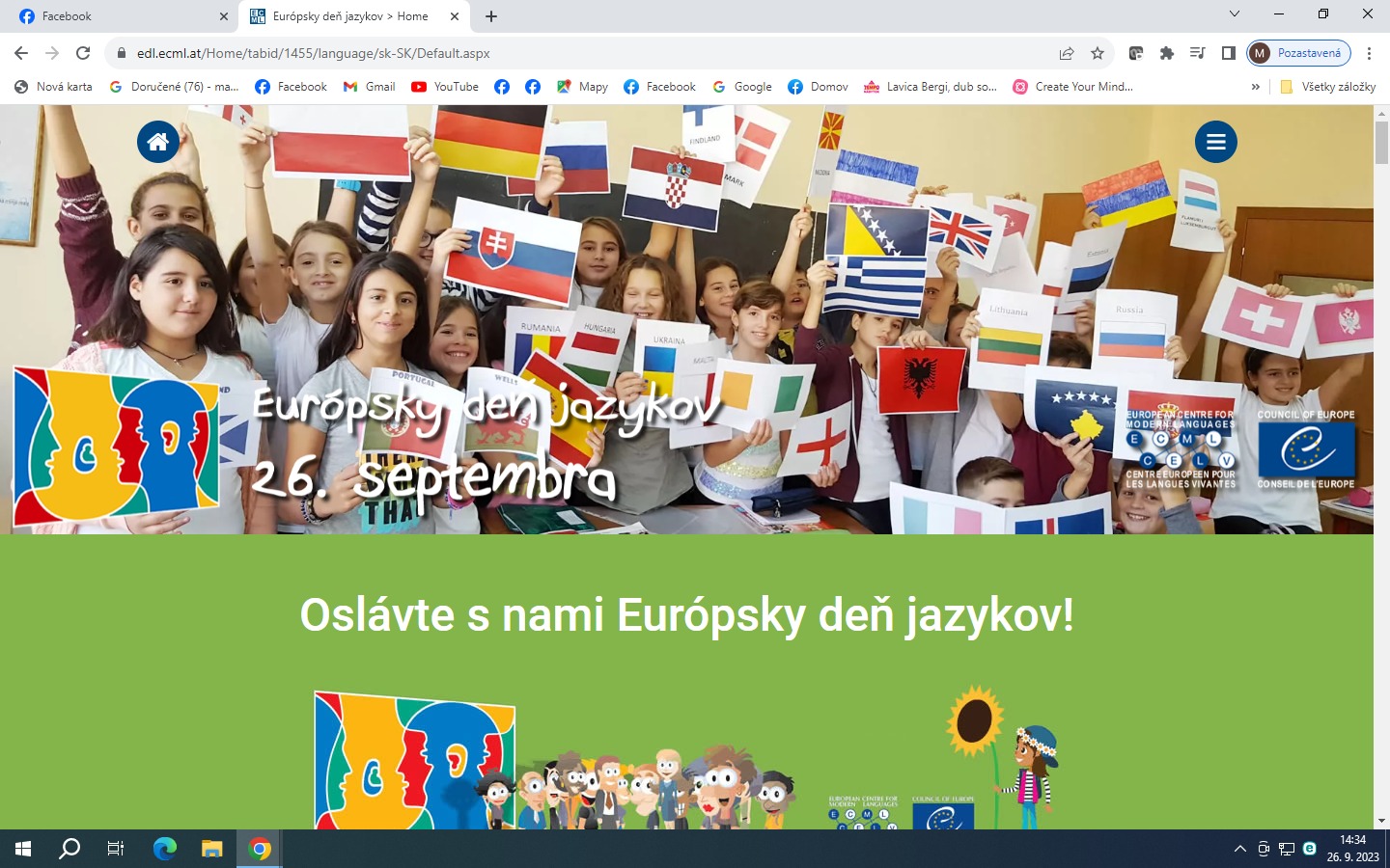 Európsky deň jazykov 2023 vo vynovenej učebni - Obrázok 1