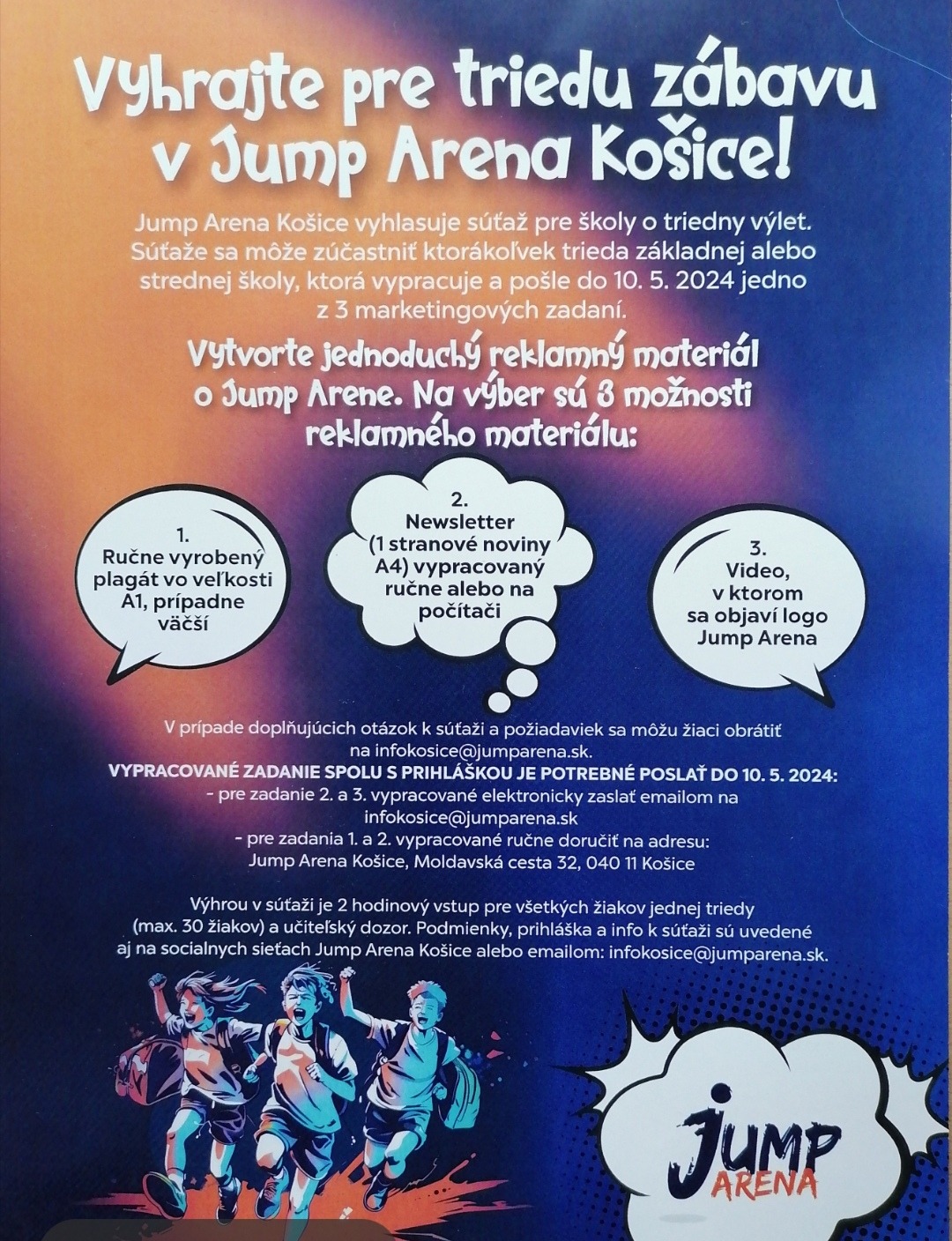 Súťaž s Jump Arena Košice!!! - Obrázok 1
