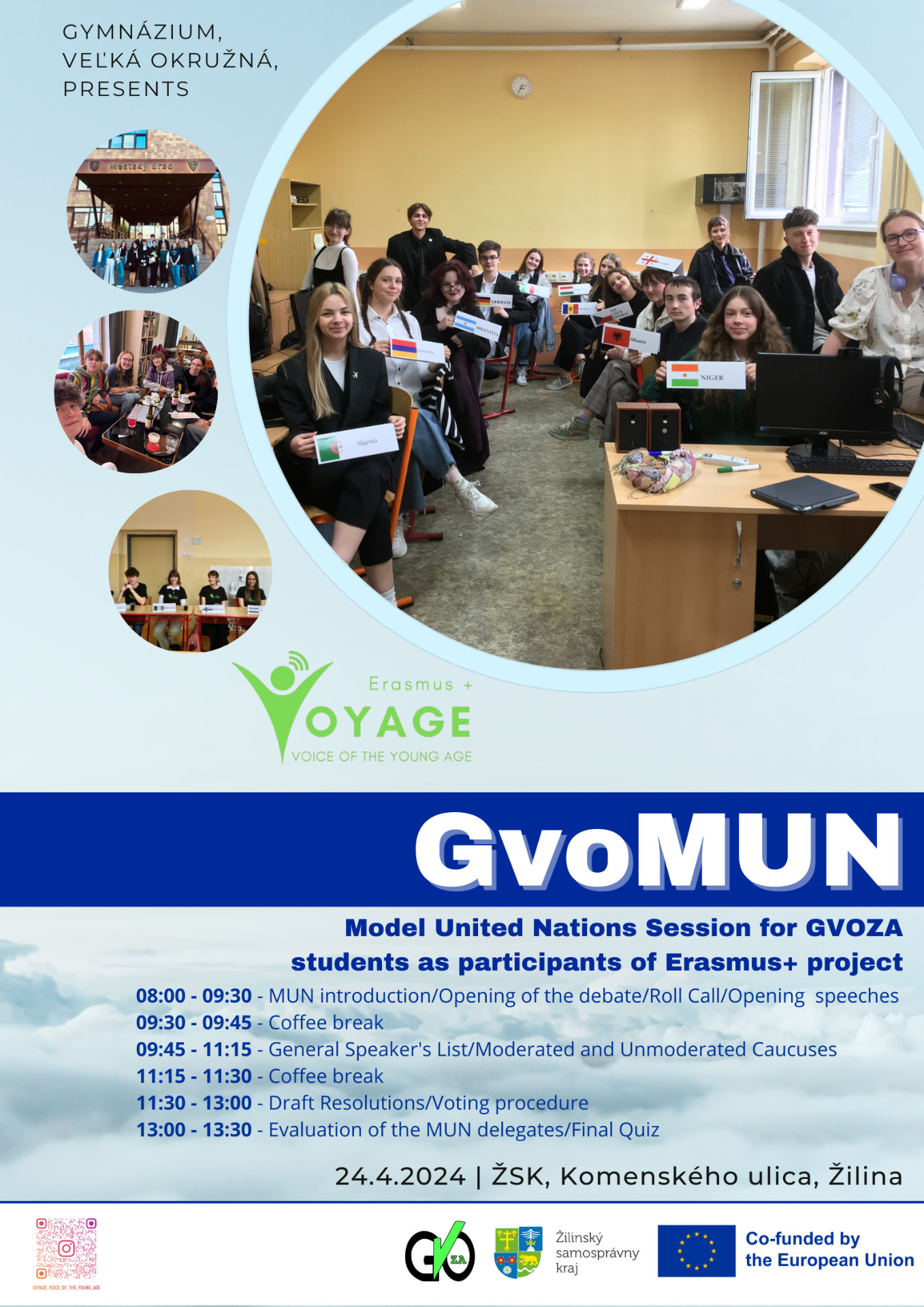 Projekt Erasmus+ VoyAGe: Držte všetkým delegátom palce :) - Obrázok 1