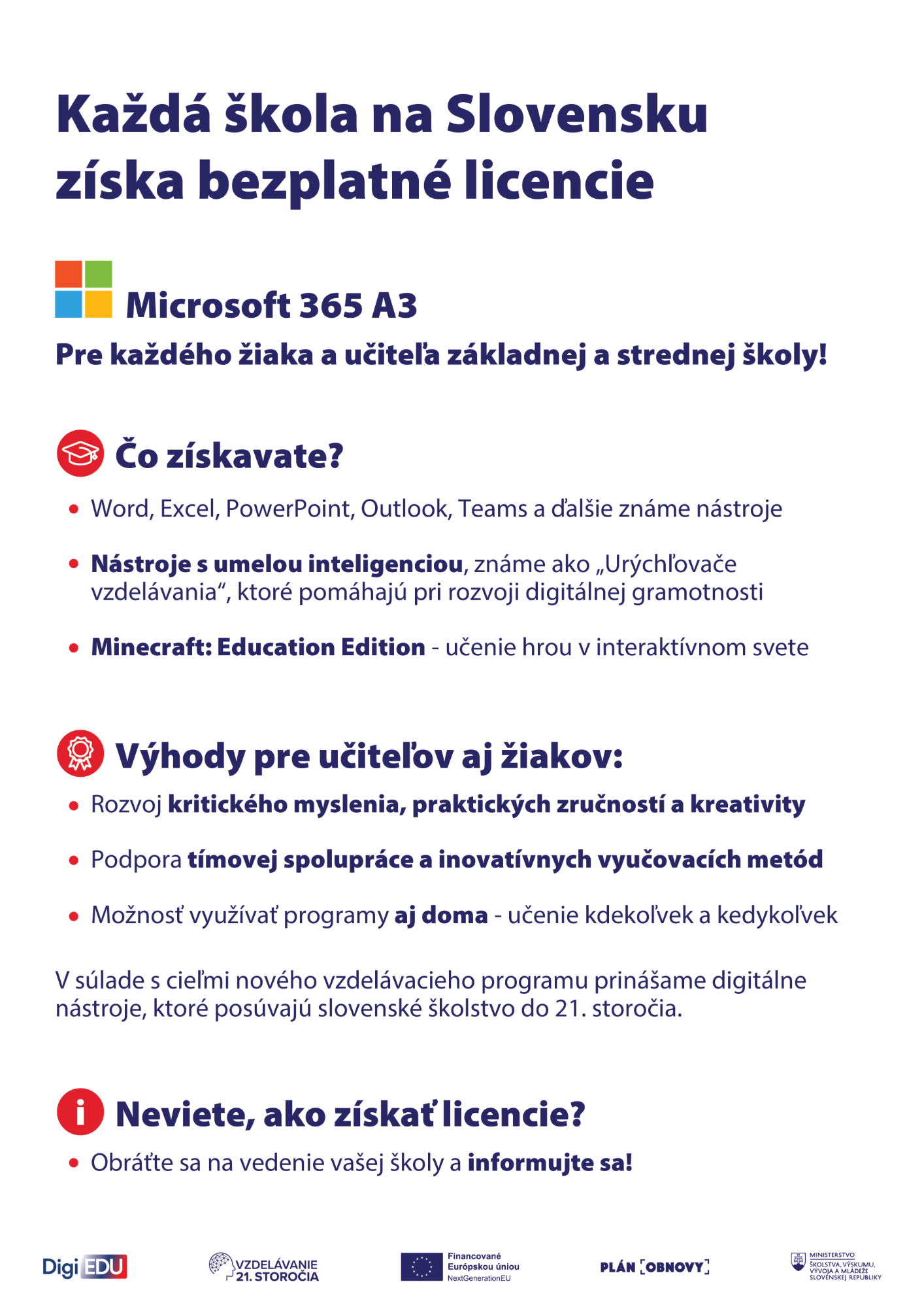 Bezplatná licencia - Microsoft 365 - Obrázok 1