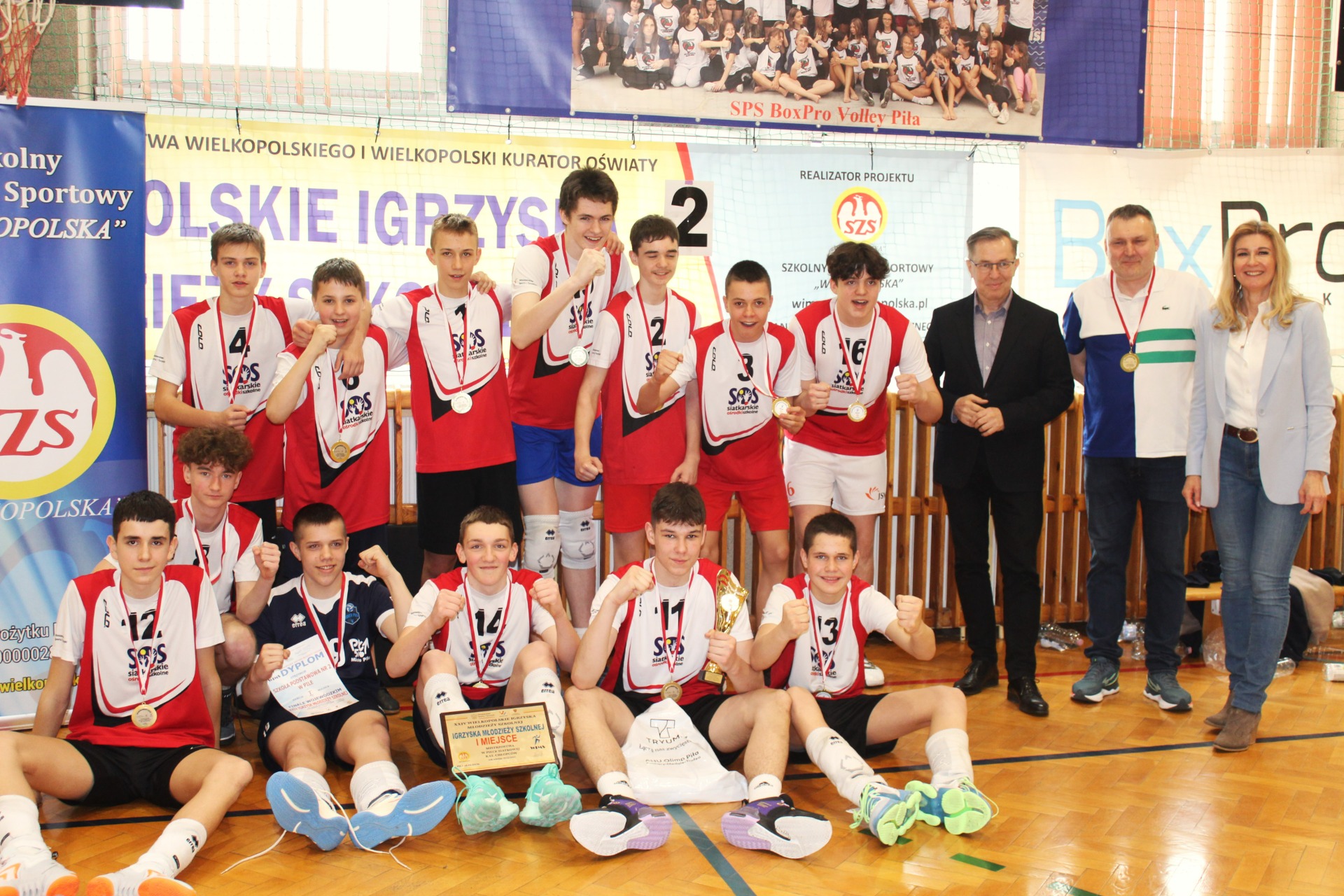 Mistrzostwa Wielkopolski w siatkówce chłopców w kategorii Igrzysk Młodzieży Szkolnej ( 7-8 klasa)