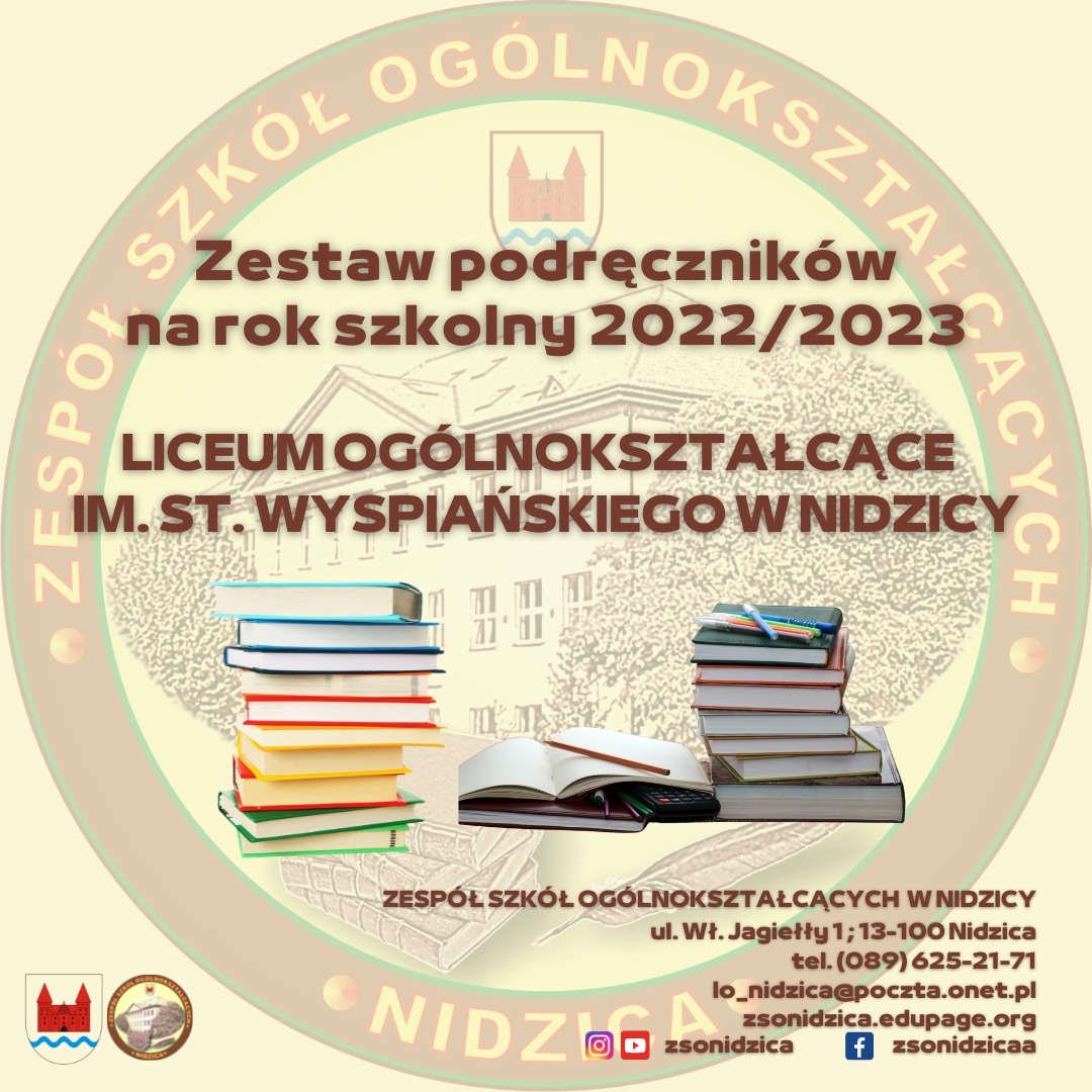 Zestaw podręczników na rok szkolny 2022/2023 - Obrazek 1