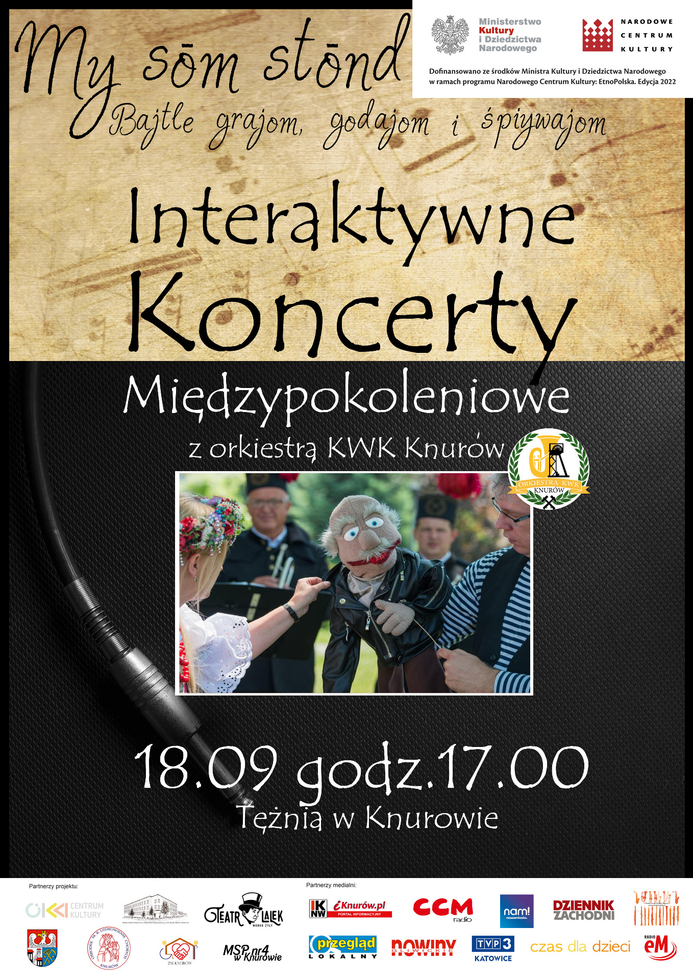 Interaktywne Koncerty Międzypokoleniowe z orkiestrą KWK Knurów - Obrazek 1
