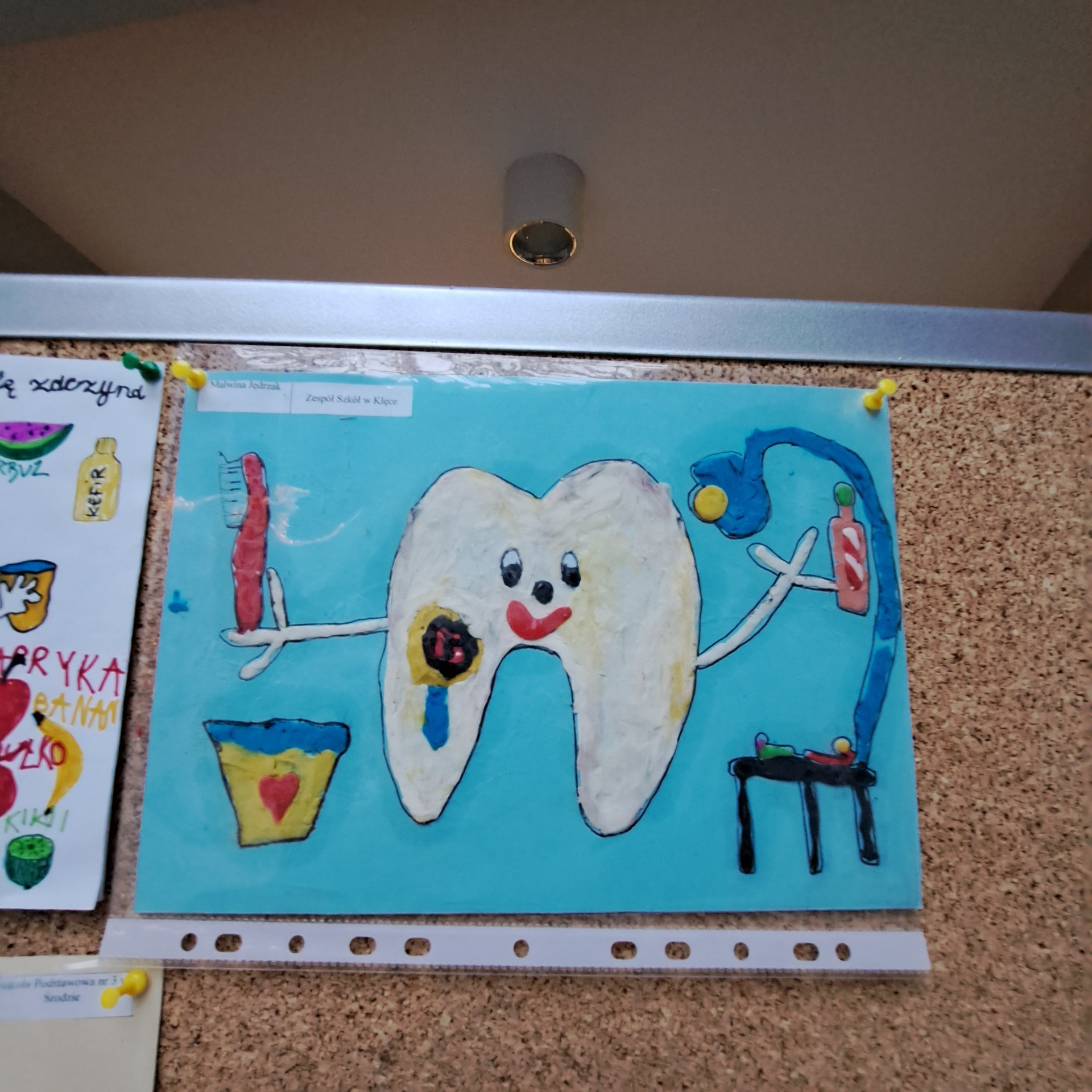 Podsumowanie konkursu plastycznego "Mój zębowy niezbędnik" Stacji Sanitarno - Epidemiologicznej w Środzie Wielkopolskiej - Obrazek 2