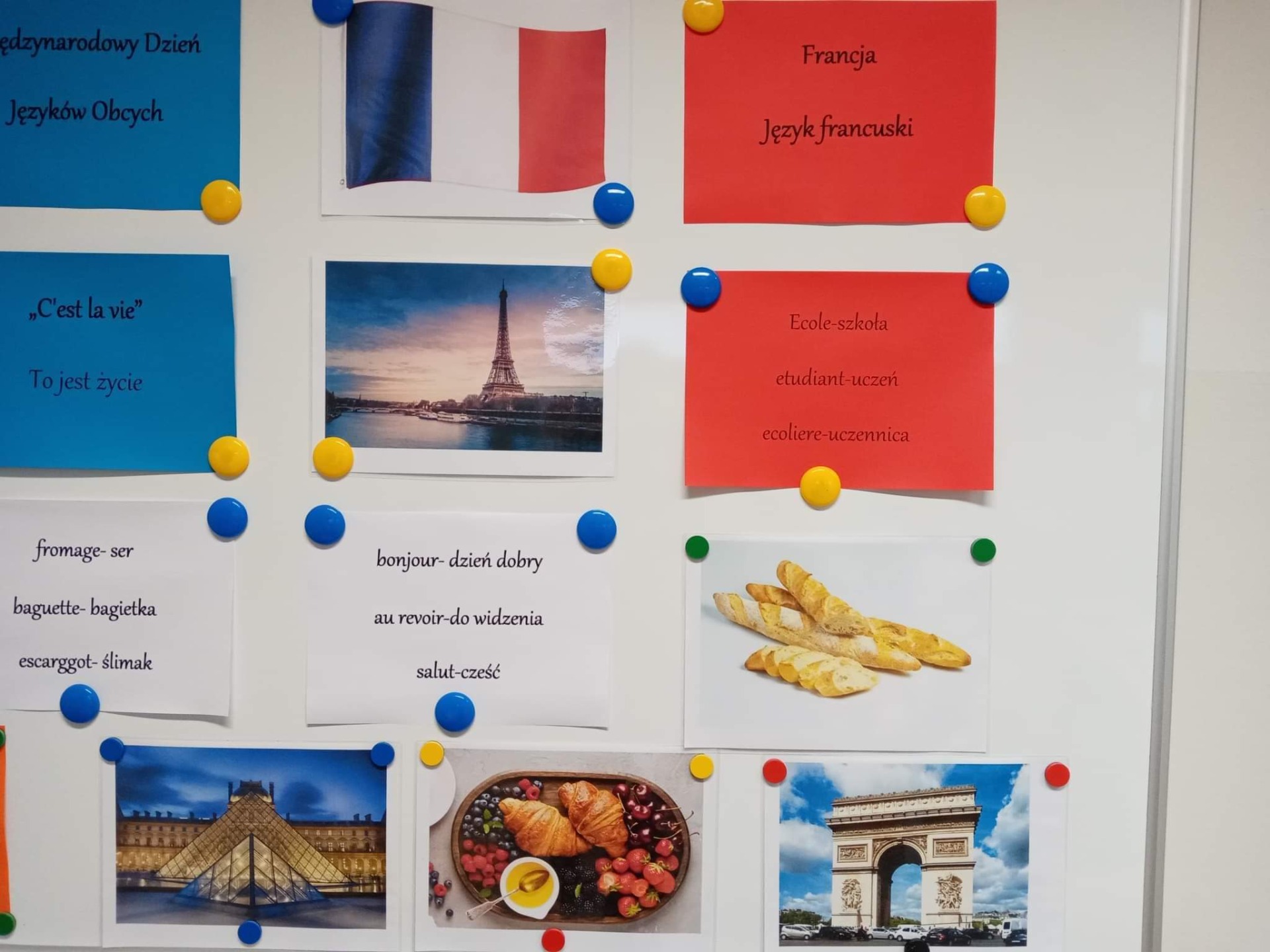Międzynarodowy Dzień Języków Obcych w klasie 6. ✈️🥐  Francja i język francuski. - Obrazek 6