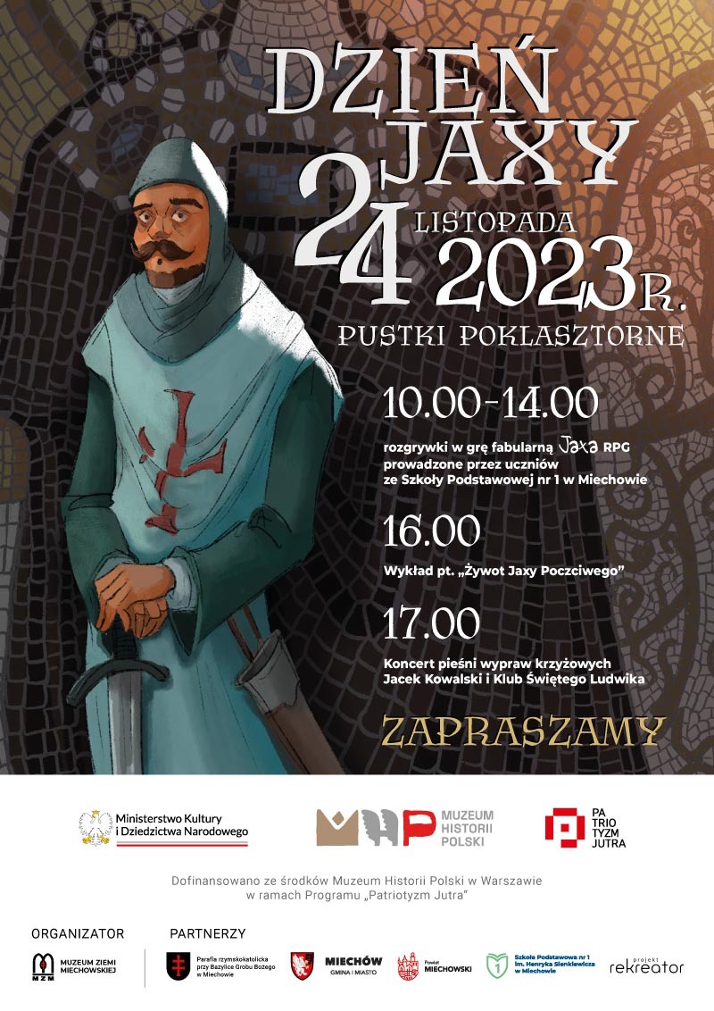 Promocja wydarzeń związanych z projektem „Jaxa RPG - projekt edukacyjny w 860. rocznicę sprowadzenia Bożogrobców do Polski” - Obrazek 1