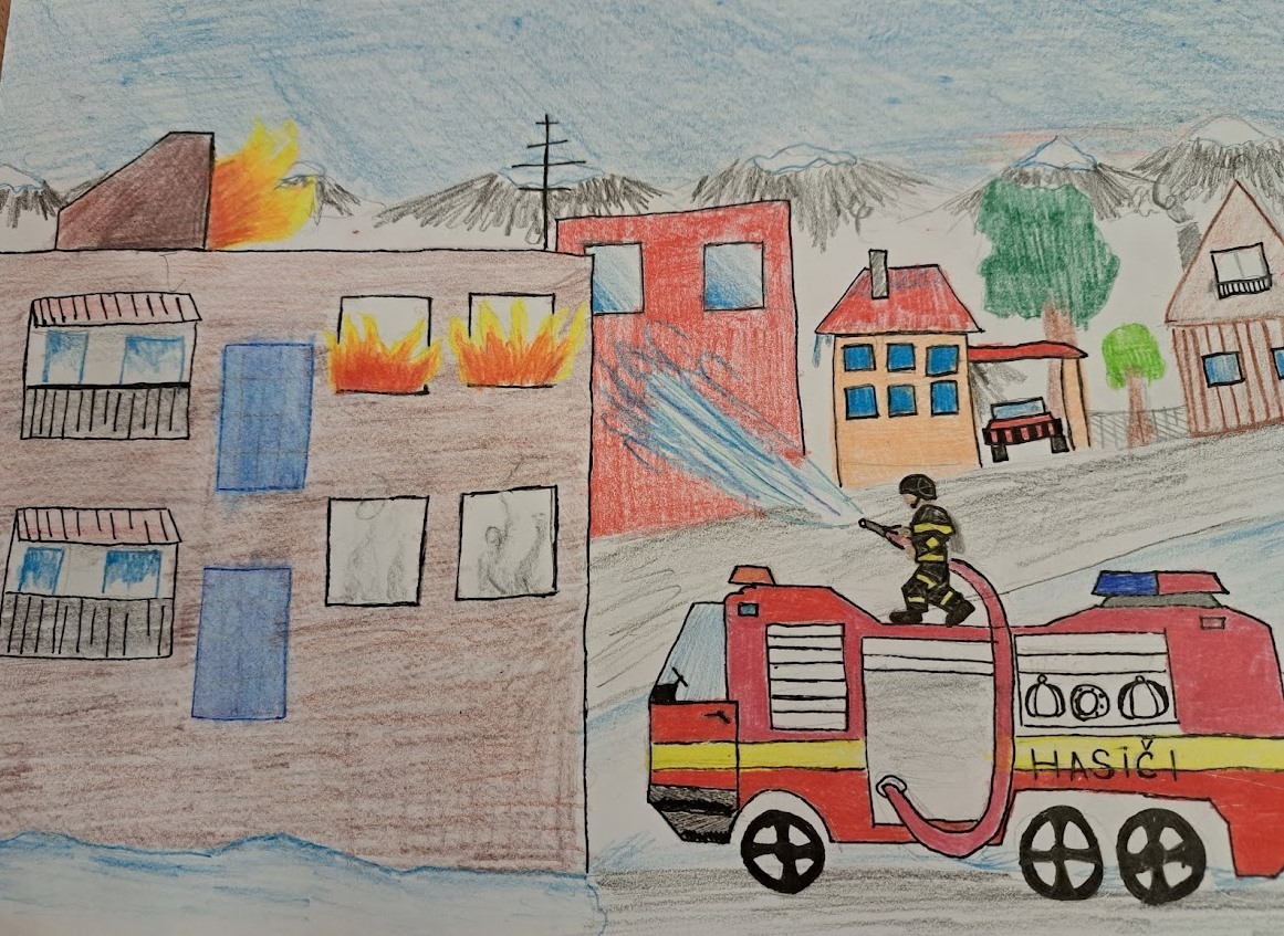 Kreslili sme prácu hasičov - Obrázok 3